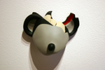 Gunshot, Shrapnel and Compression Wounds, Transposed onto the Heads of Cartoon Mice